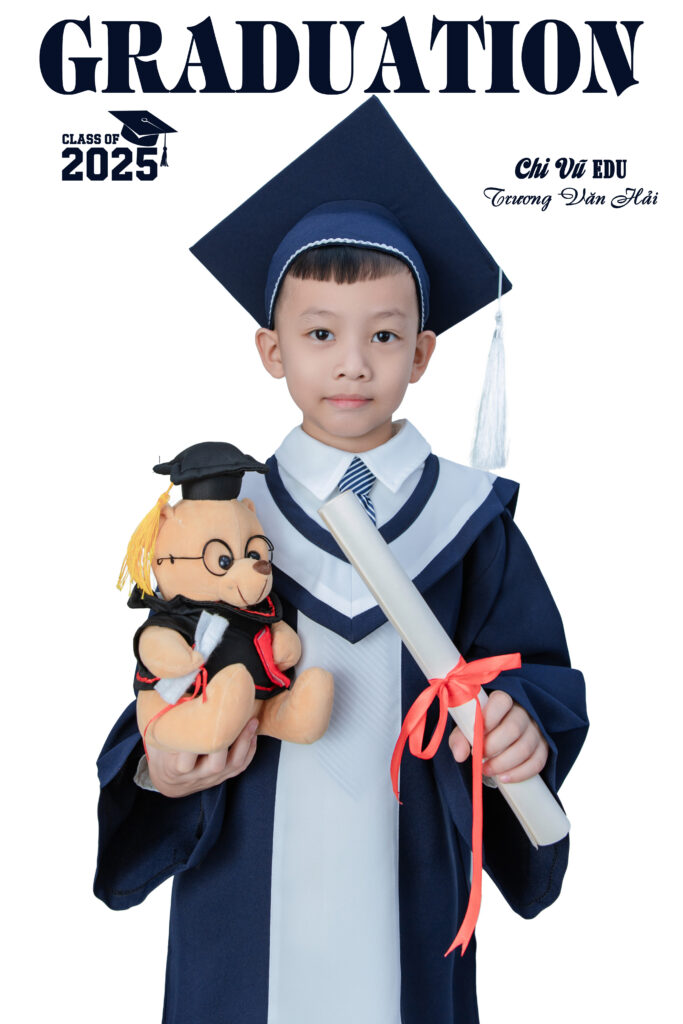 Concept: Graduation – Tạm biệt tuổi mầm, bé lớn khôn rồi