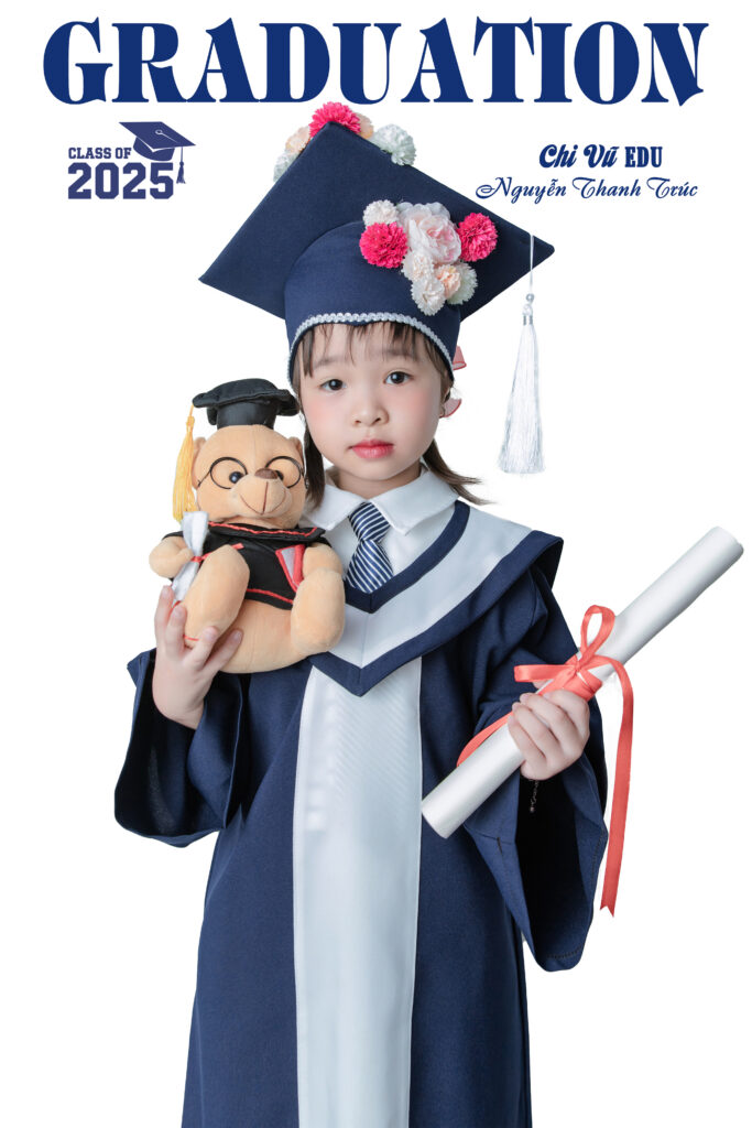 Concept: Graduation – Tạm biệt tuổi mầm, bé lớn khôn rồi
