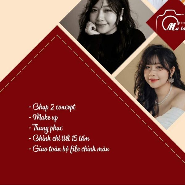 Gói Chụp Ảnh Chân Dung - Chụp Concept - Gói 2
